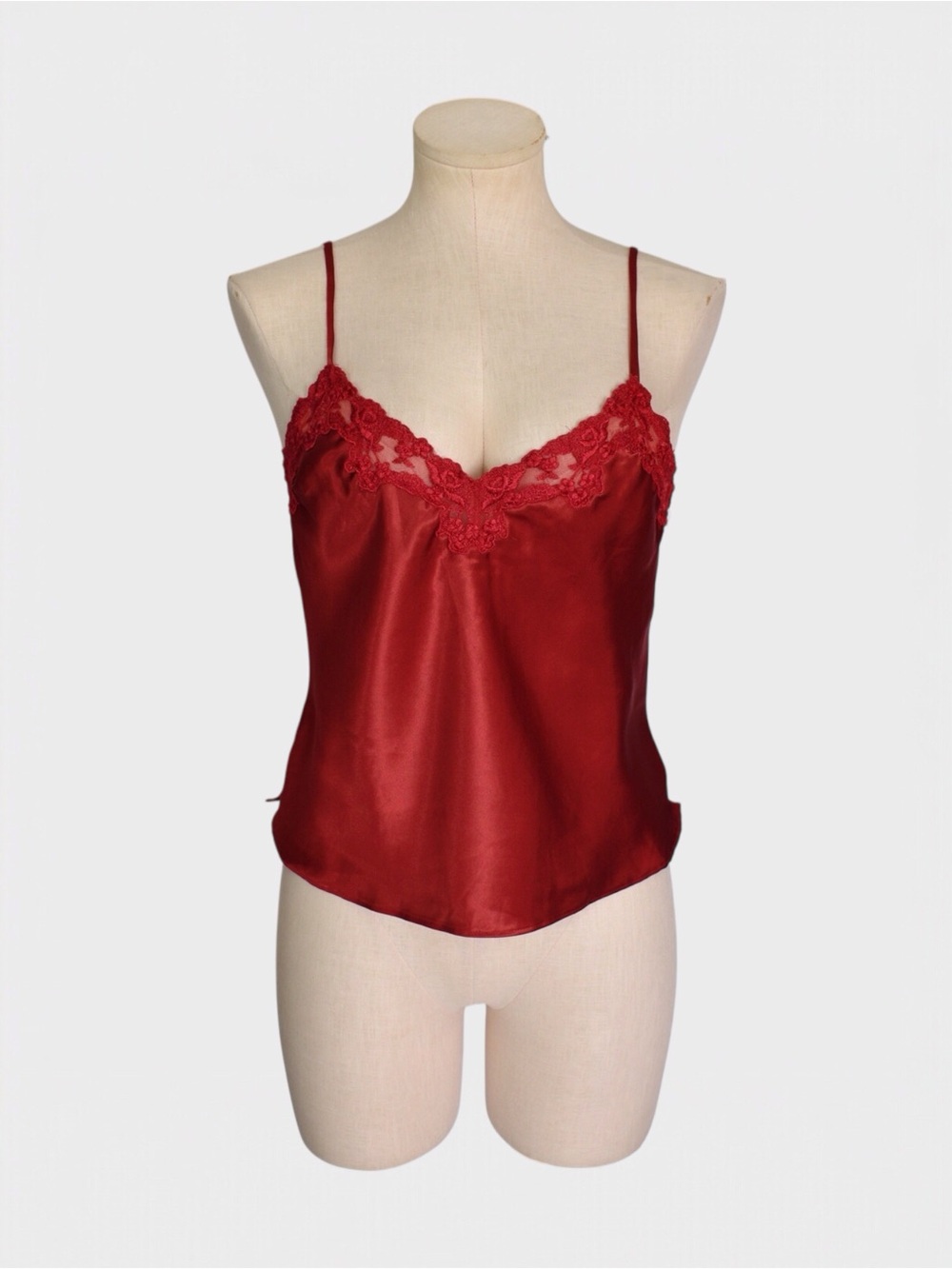 Victorias Secret 90s Vintage Satin Lace Cami Top